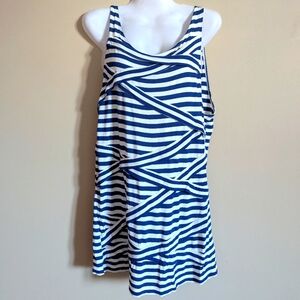 NY&Co Striped Tunic Tank Sz XL
